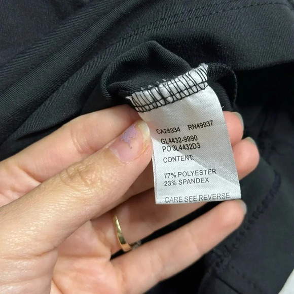 Tail White Label Skort Skirt XS Black Athletic Activewear Gym Tennis Workout - Picture 5 of 10